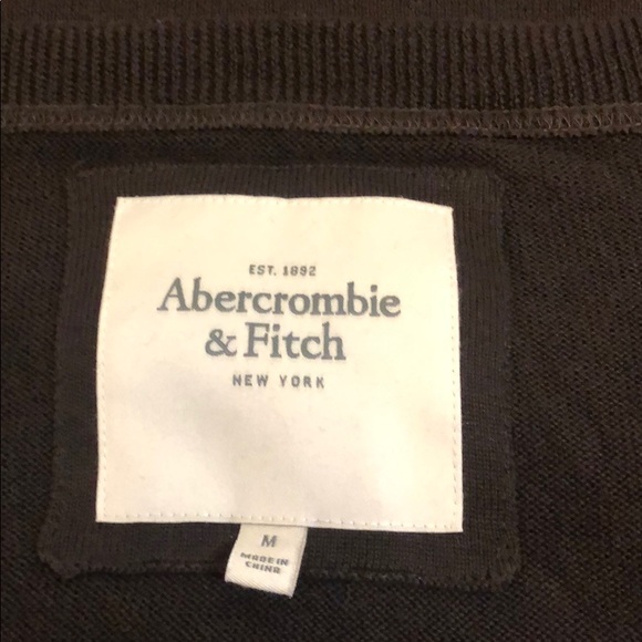 Abercrombie & Fitch Brown Knit Short Sleeve Tunic Shirt - Picture 5 of 5